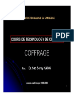 Cours Coffrage