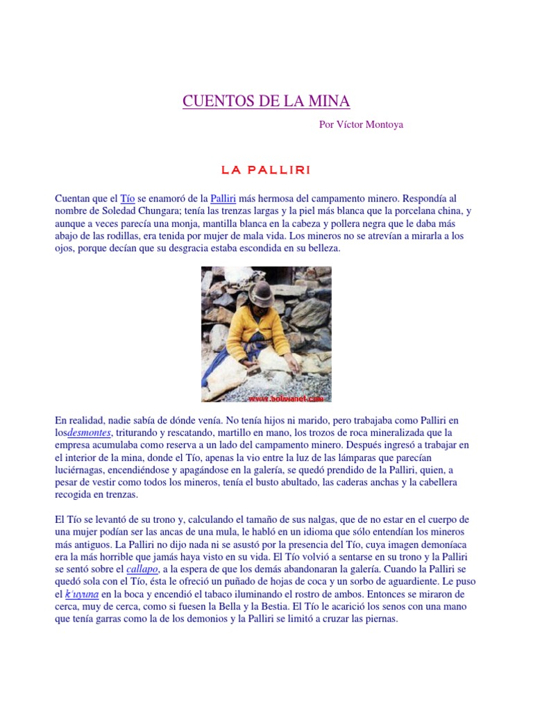 Cuentos de La Mina PDF