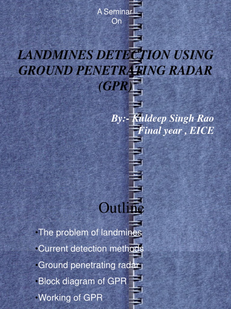 Landmine Detection with GPR Technology | PDF | Land Mine | Radar