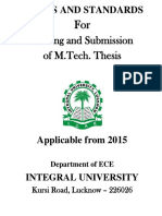 MTECH Thesis Format