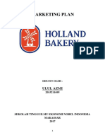 Marketing Plan Holland Bakrey Makassar