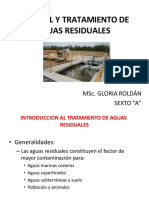 Control Y Tratamiento de Aguas Residuales: Msc. Gloria Roldán Sexto "A"