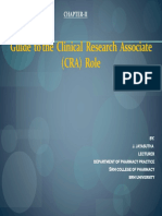 Guide To The Clinical Research Associate (CRA) Role: Chapter Ii
