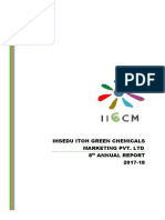 Ihsedu Itoh Green Chemicals Marketing Pvt. LTD 8 Annual Report 2017-18