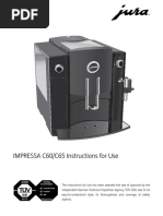 Jura Impressa c60 User Manual PDF