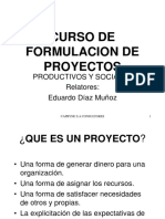 CURSO PROYECTOS Sociales