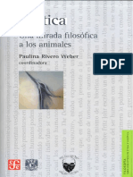 Paulina Rivero Weber (Coord), Zooética Una Mirada Filosófica a Los Animales
