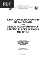 Grp 6 Legal Considerations in Urban Design and Design Requirements of Specific Places in Towns and Cities