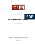 Urban Are As and Cities Act 2011