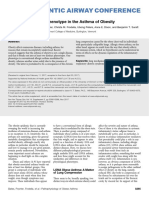 Transatlantic Airway Conference: Pathophysiology To Phenotype in The Asthma of Obesity