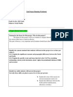 Unit Project Planning Workbook