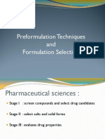 Pre Formulation