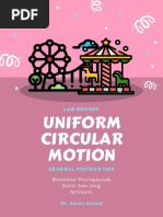 Uniform Circular Motion: Lab Report