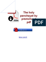 The Holy Panchayat by Premchand PDF