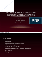 Network Forensics: Uncovering Secrets of Mobile Applications