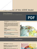the process of the addie model storyboard  1 