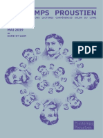 Programme Printemps Proustien