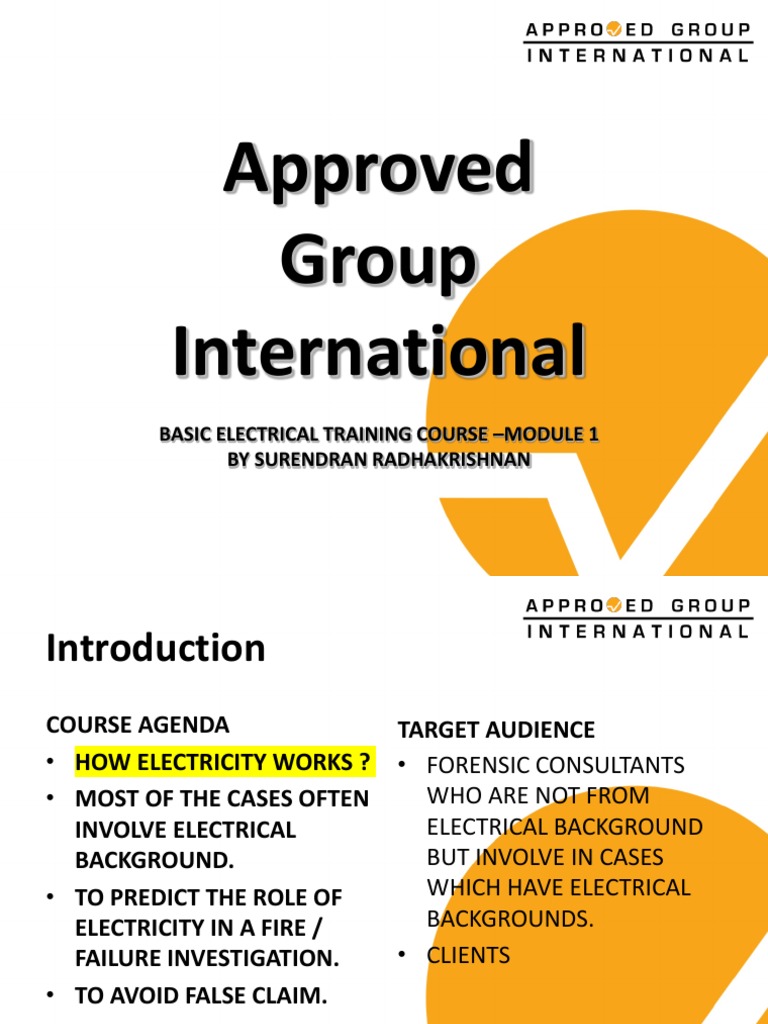 Basic Electrical Course Module1 PDF Induction