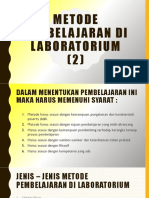 Pertemuan 3 Metode Pembelajaran Di Laboratorium