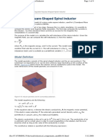 Integrated Square-Shaped Spiral Inductor: Model Definition