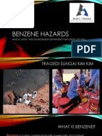 Benzene Hazards: Health, Safety and Environment Department Nuri Cerah SDN BHD