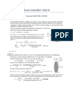 Heat Transfer A414: Tutorial CHAPTER 6 MEMO