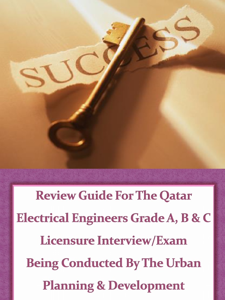 Review Guide For The Qatar Electrical Engineers Grade PDF Mains
