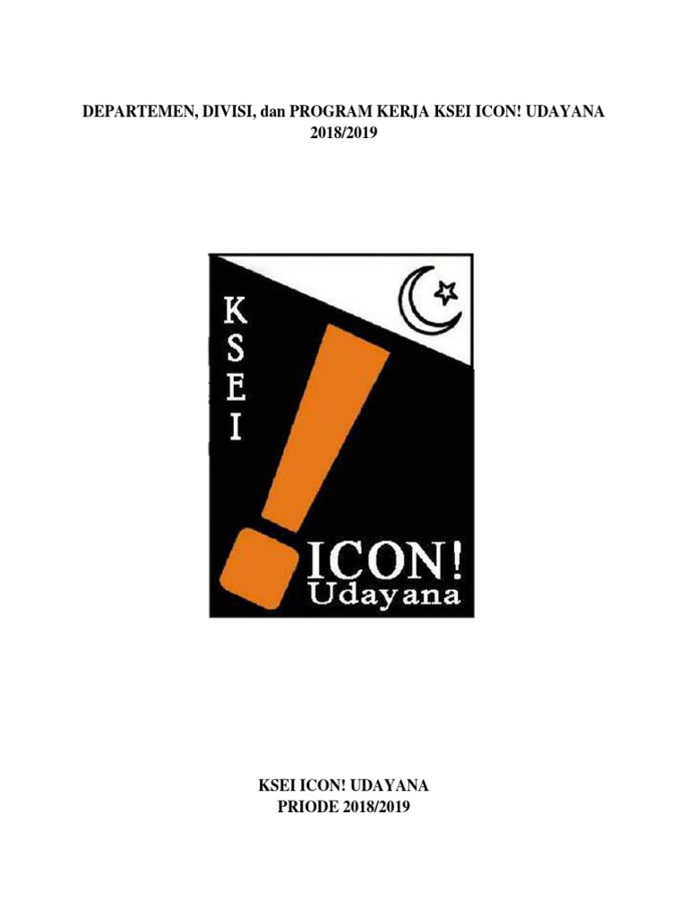 Struktur dan Program Kerja KSEI ICON! | PDF