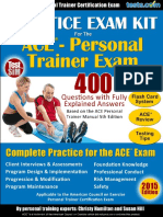 ACE Personal Trainer Practice Exam Kit - 400 - 2015 PDF