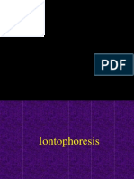 Iontophoresis