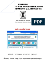 Paparan Evaluasi 2018 Dan 2019 (S.d. Minggu 16)