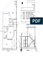 A Elevation PL GL: Toilet 2250x1350 Srore 1250x1350 W4