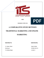 A Comparative Study Between Traditional Marketing and Online Marketing