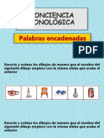 Conciencia Fonológica. Palabras Encadenadas