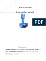 Operation and Maintenance of HTSR Series Blowers