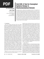 2nd-CAD A Tool For Conceptual Systems Design in Electromechanical Domain JCISE-Vargas-2004