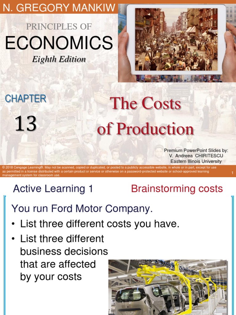 Premium Ch 13 The Costs Of Production Production Function Marginal Cost