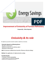 Improvement of Emissivity of Furnace Refractory