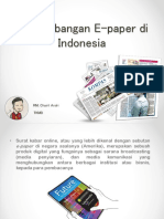 Perkembangan E-Paper Di Indonesia