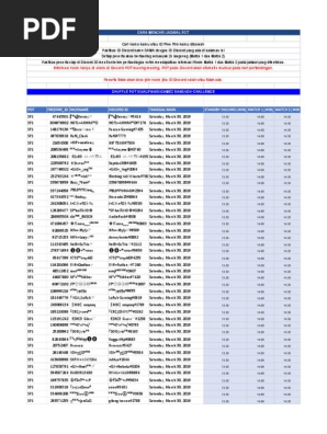 Jadwal POT Bangkok Challenge Solo Mode PDF | PDF