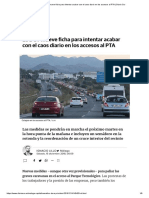 La DGT Mueve Ficha para Intentar Acabar Con El Caos Diario en Los Accesos Al PTA - Diario Sur