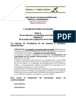 Estabilidad Laboral Reforzada 1.9. Constitucion Art. 93