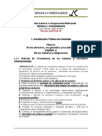 Estabilidad Laboral Reforzada 1.11. Constitucion Art. 95