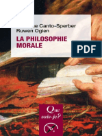 Monique Canto Sperber, La Philosophie Morale, Presses Universitaires de France