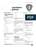 Operaciones básicas de matemática