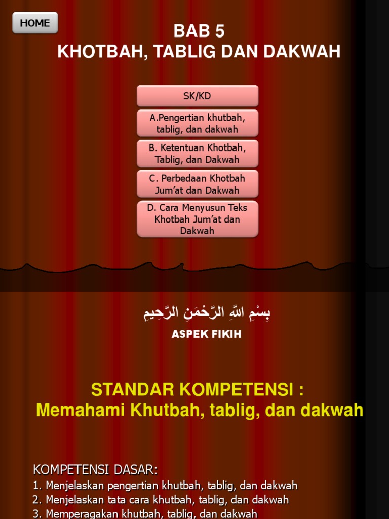 Jelaskan Perbedaan Antara Dakwah Tabligh Dan Khutbah