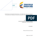 Estrategia Atención Psicosocial - Volumen I. Marco Conceptual PDF