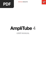 AmpliTube 4 User Manual PDF