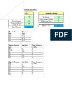 Motor Details Thermal Settings: Thermal Overload Relay Simulation Results