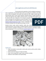 Dolomite Powder Application and Uses by RCM Mineral1